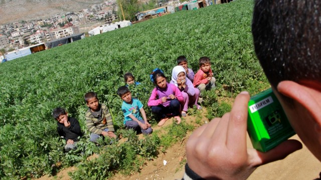 Portfolio - Les petits syriens réfugiés s'initient à la photo